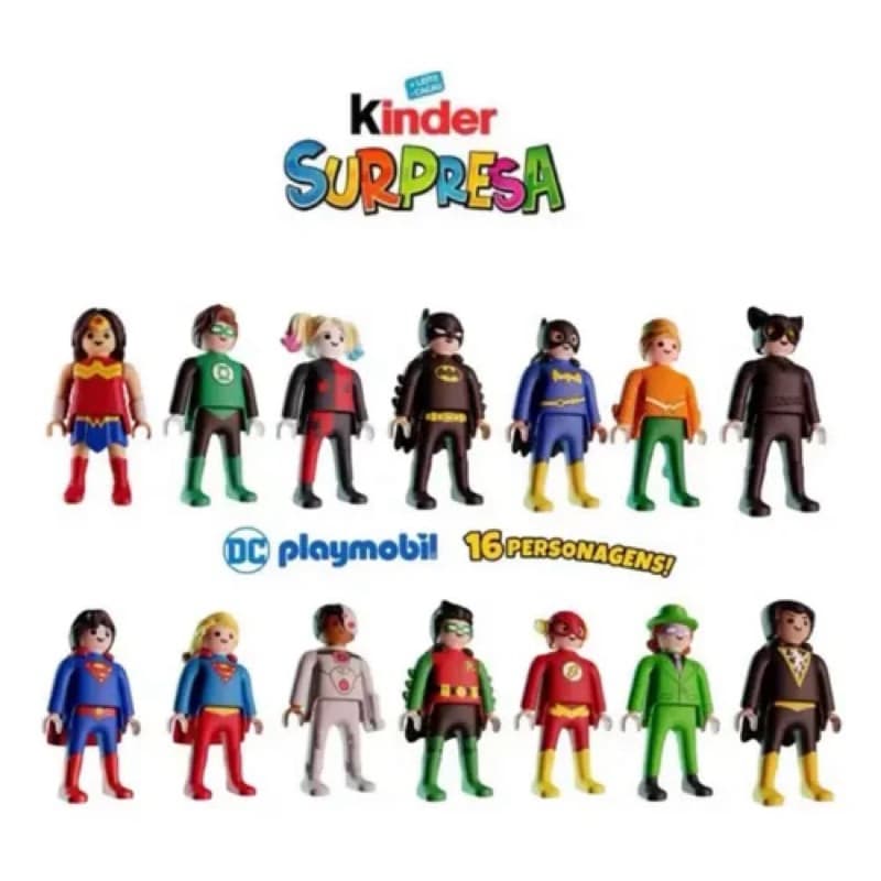 Playmobil - DC Comics - Kinder Ovo - Escolha o seu!