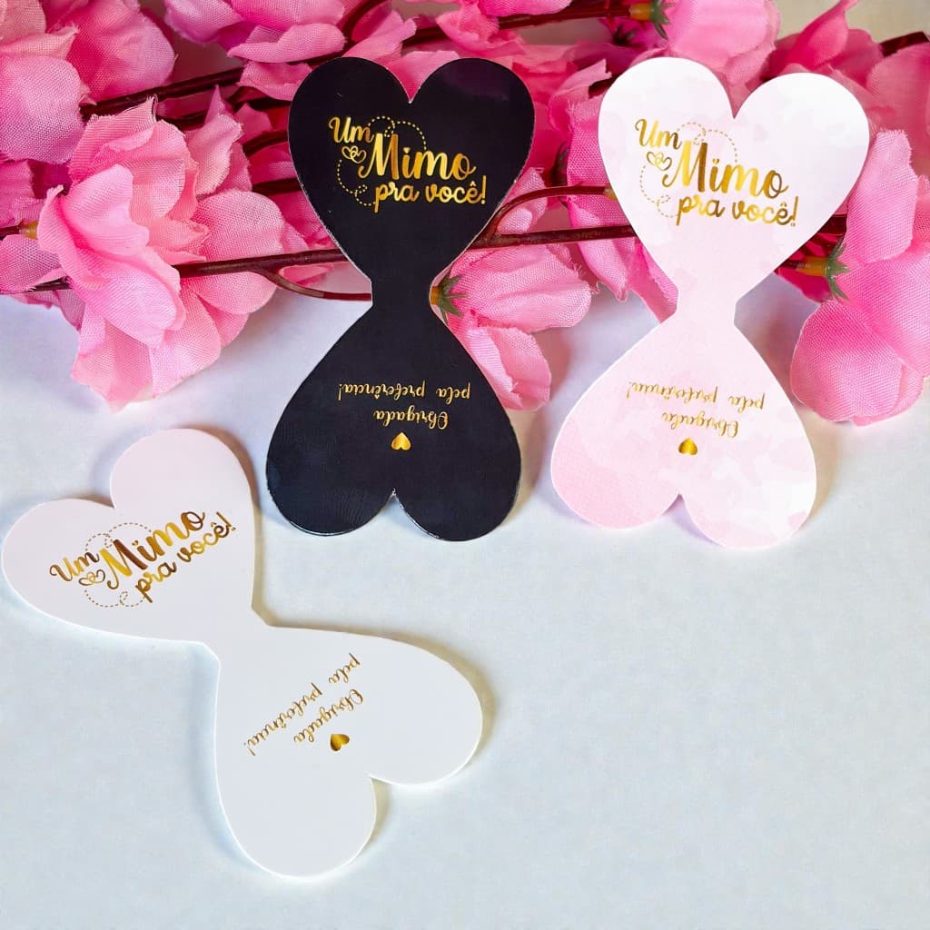 TAG para acessórios, scrunchies/xuxinha de cabelo - Mimo para seu cliente 25/50/100  unidades