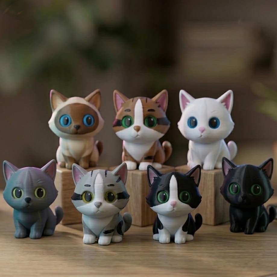 Coleção Gato - Miniatura 3D