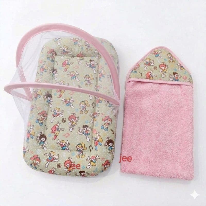 BERÇO MOSQUITEIRO BONECA. REBORN  BRINQUEDO MENINAS ÓTIMA OPÇÃO DE PRESENTE