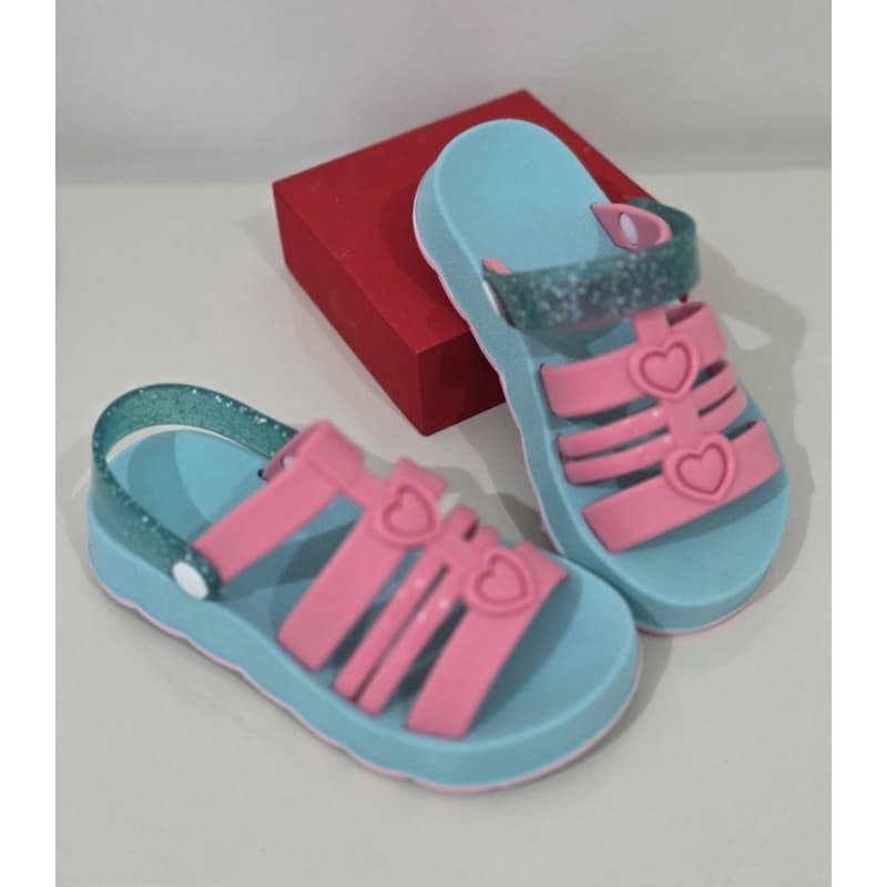 SANDÁLIA/CHINELO INFANTIL FEMININA DUAS FORMAS DE USO MACIA