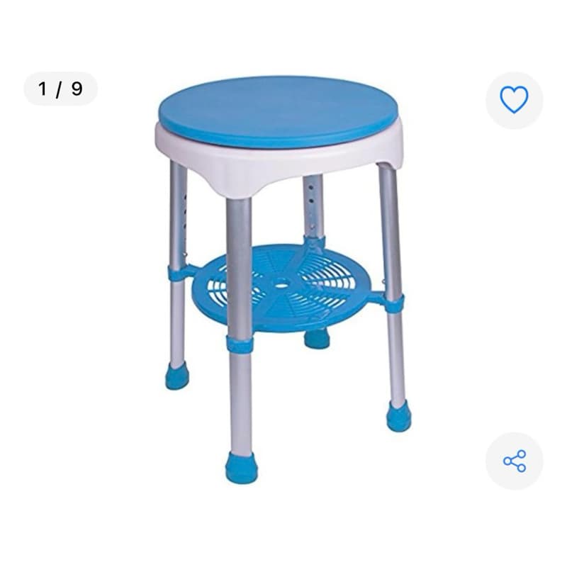 Banqueta de Banho Giratória 360° SUPERMEDY