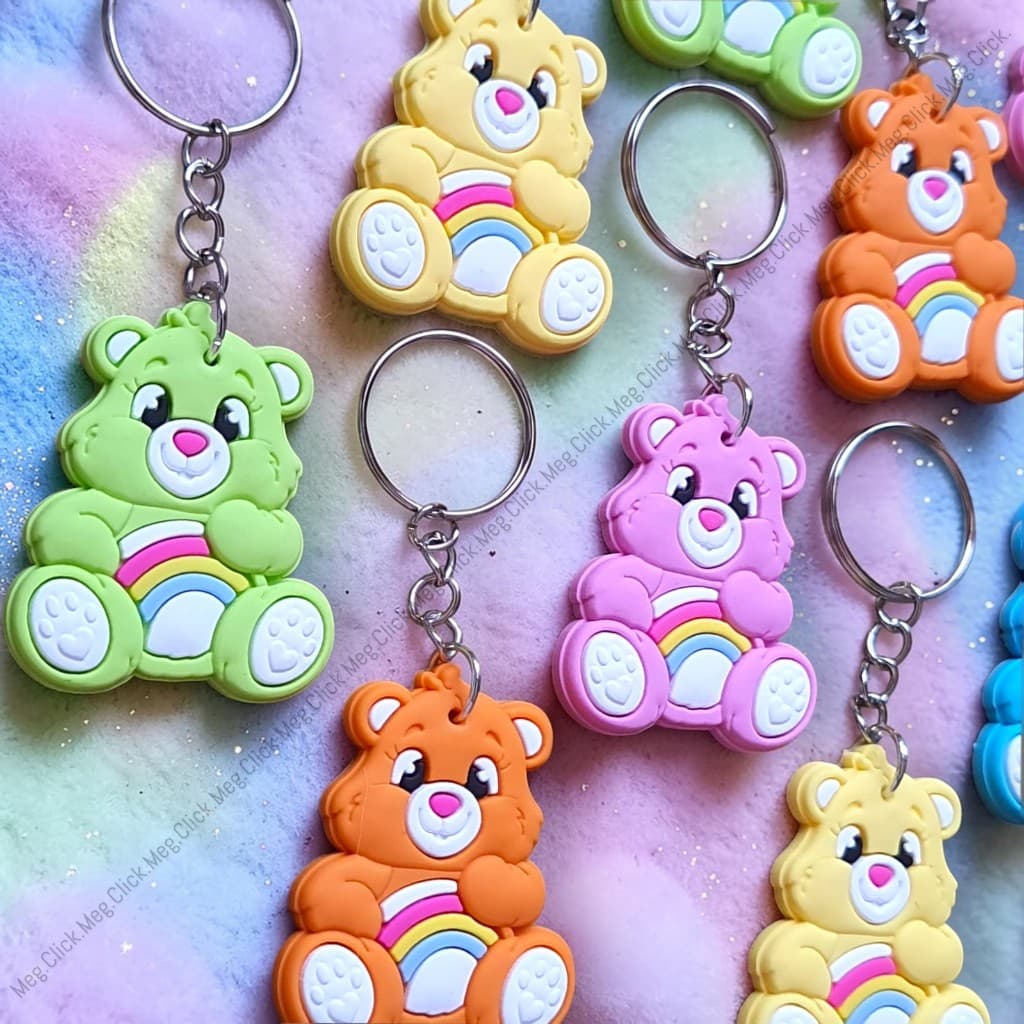 Kit 10 ou 30 Chaveiros Ursinhos Carinhosos | Lembrancinhas Festa Infantil Aniversário Mimo