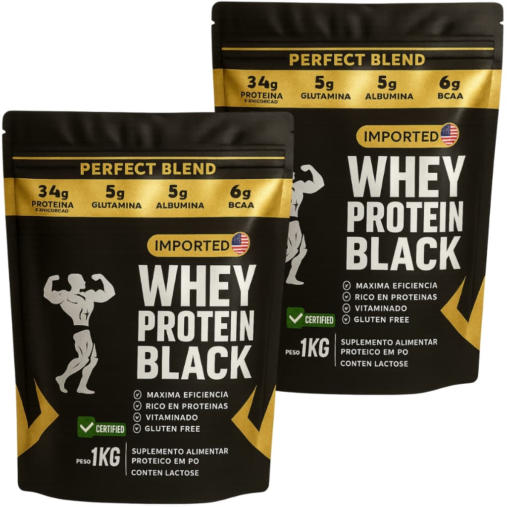 Whey Protein Isolado Protein Black Blend 34 - 2Kg