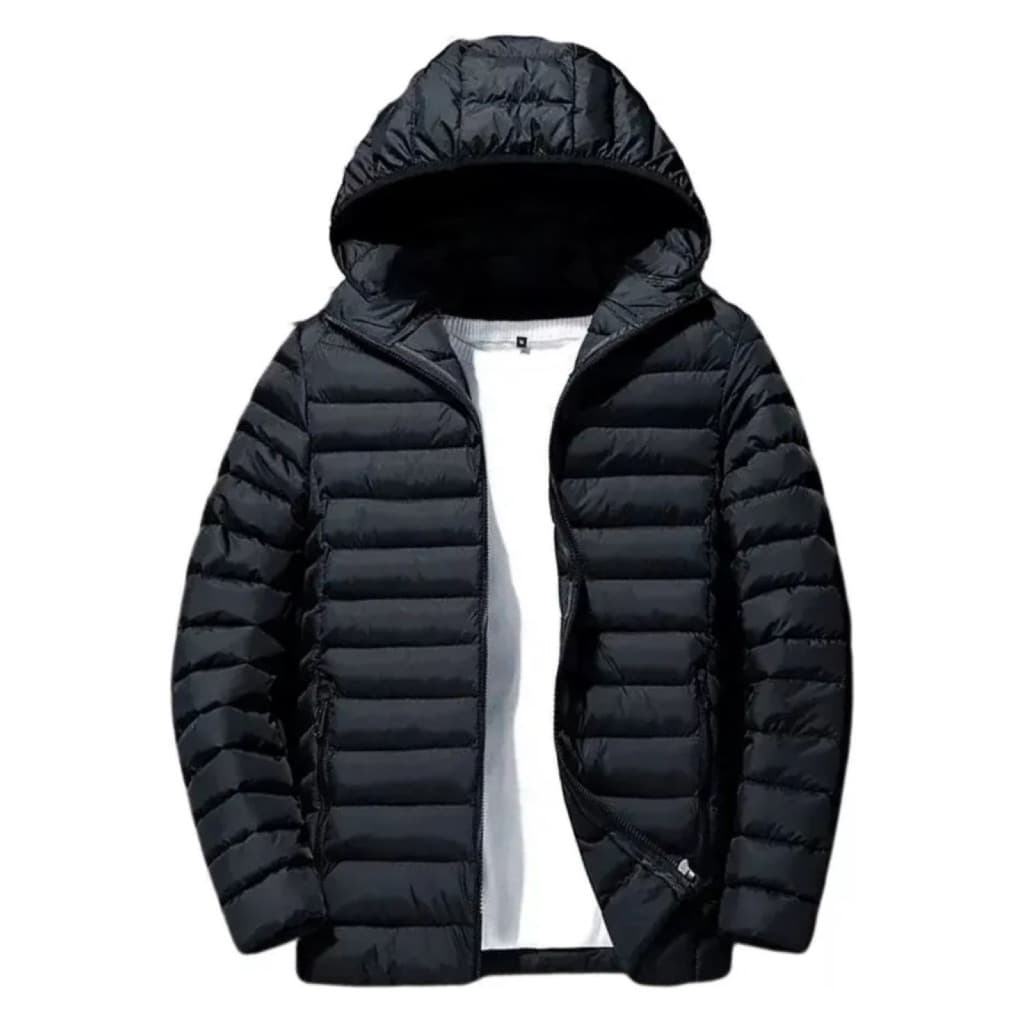 Jaqueta Masculina Gominho Metalassê em Nylon Com Capuz Removível