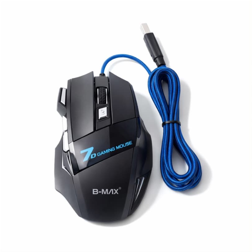 Mouse Gamer Laser X7 3200dpi Led Rgb Usb 7 Botões Profissional Original