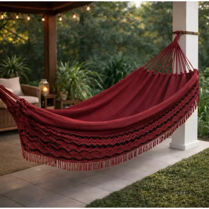 Rede De Dormir Descanso Casal Jeans Life Varias Cores