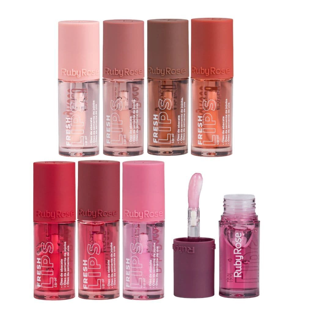 Kit 4 Lip Oil Fresh Lips - Ruby Rose