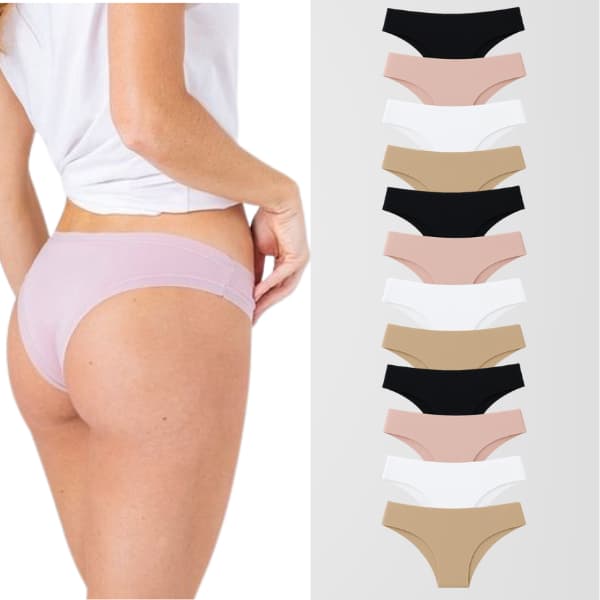 Kit Calcinhas Tanga Corte a Laser Sem Costura com Acabamento Premium