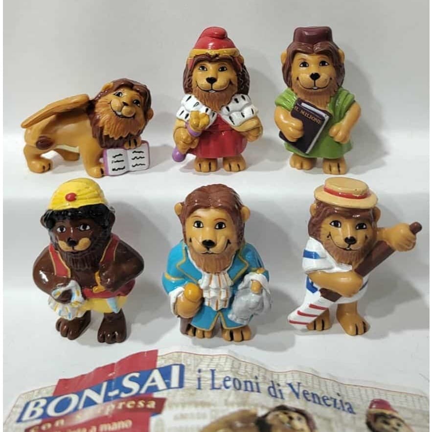 Kinder ovo - Coleção completa - Bon - Sai Leoni (Firma Dolcerie Veneziane)