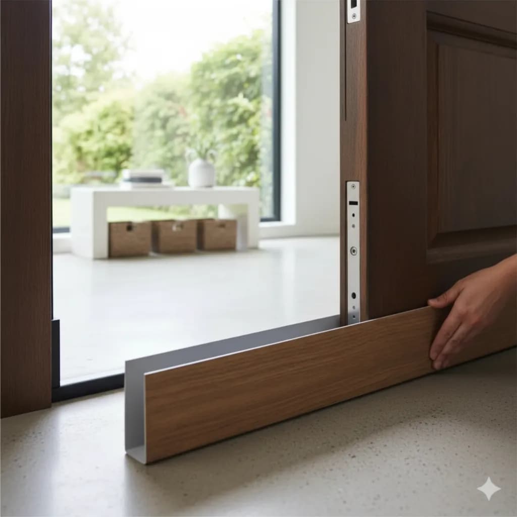 Protetor de Porta Pvc 80 cm Salva Saia de Porta Várias Cores