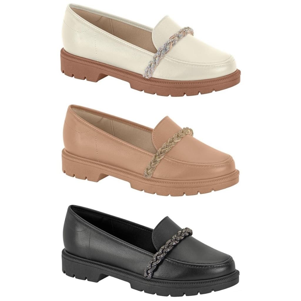 Tênis Sapato Feminino Beira Rio Oxford Mocassim Tratorado 4283.117