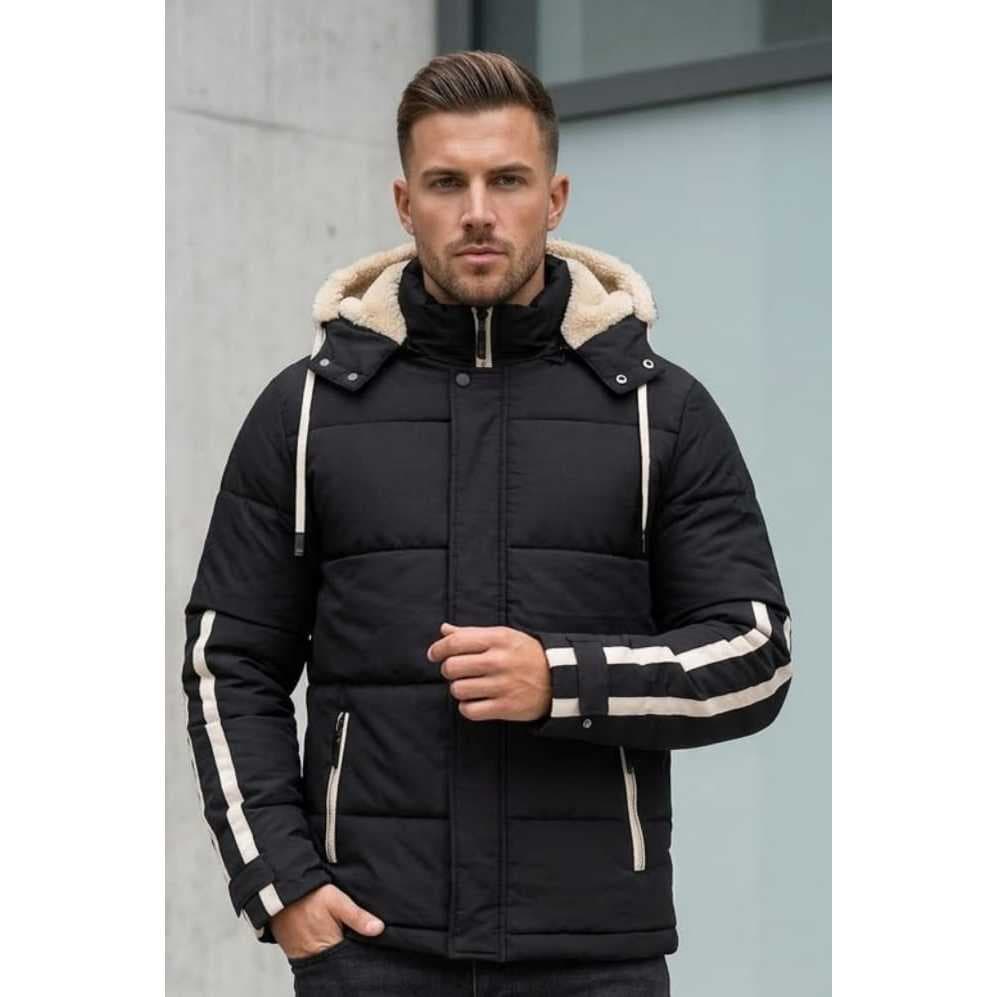 Jaqueta Bobojaco Masculina Forrada com Pelúcia + Fone de Ouvido Integrado - M ao G1