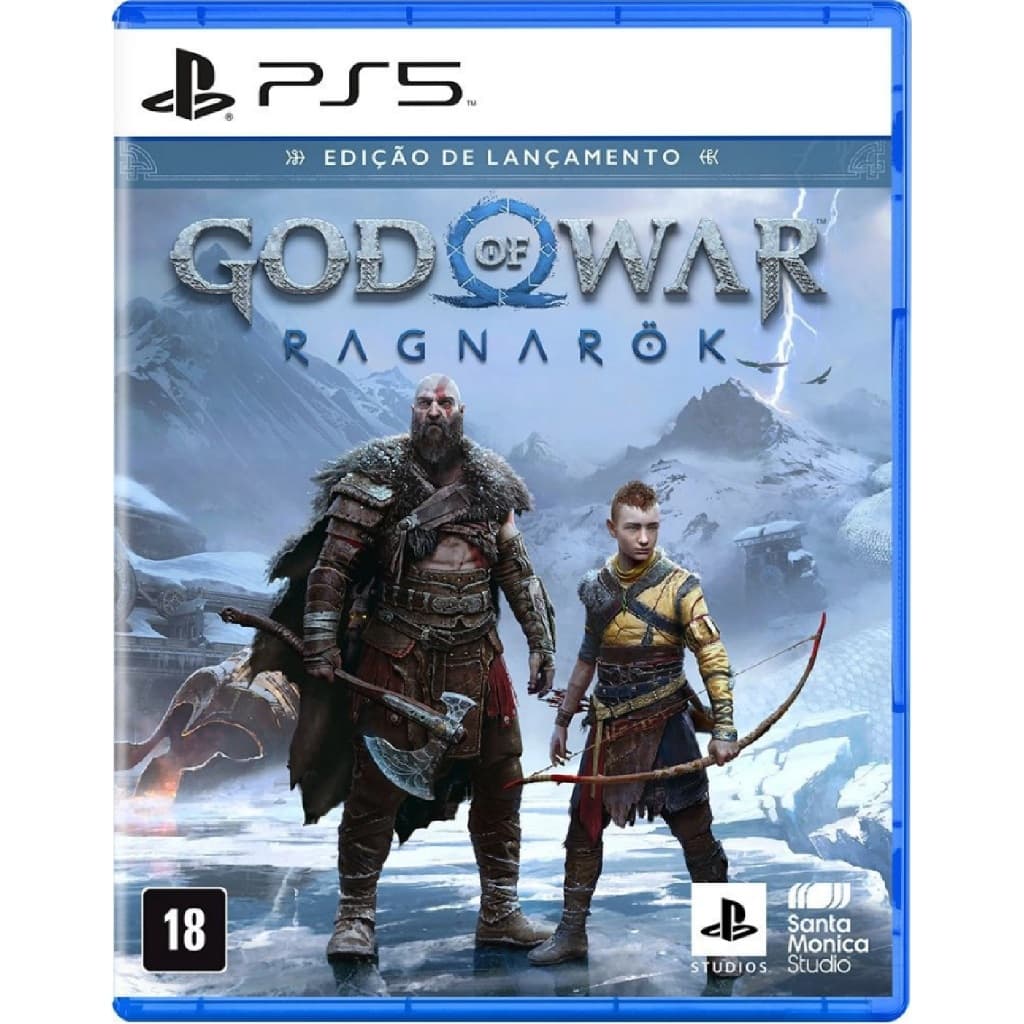 God of War Ragnarok Ps5 Mídia Física Novo Lacrado Original
