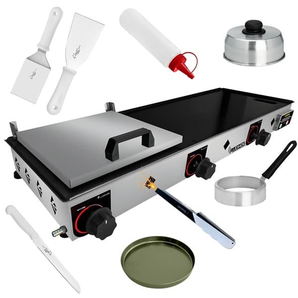 Chapeira Chapa Lanche Hot Dog C/prensa 90X30 ECONOMIC À Gás 3q + KIT