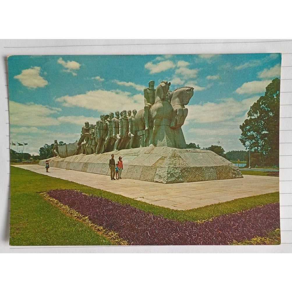 Cartão Postal São Paulo – Monumento aos Bandeirantes (1967)