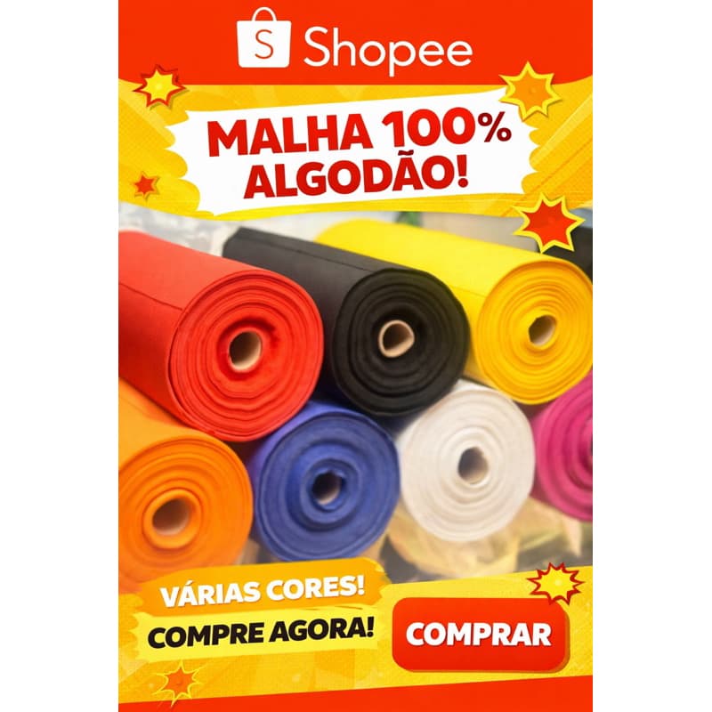 Tecido Meia Malha 100% algodão fio 30.1 para pijamas, calcinha, cuecas, boneca, artesanato e outros