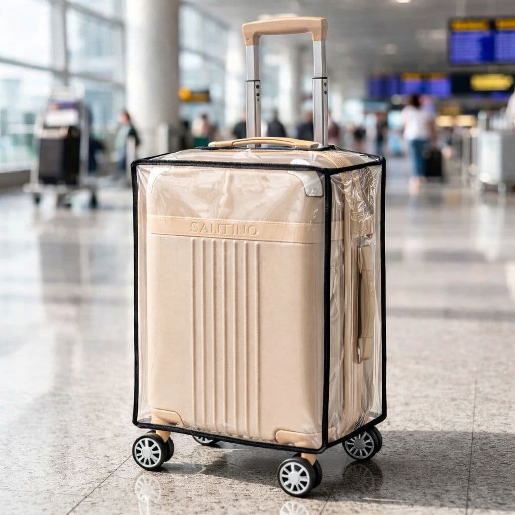Capa Protetora para Mala de Viagem Elástica Impermeável Antirrisco Ajustável Premium