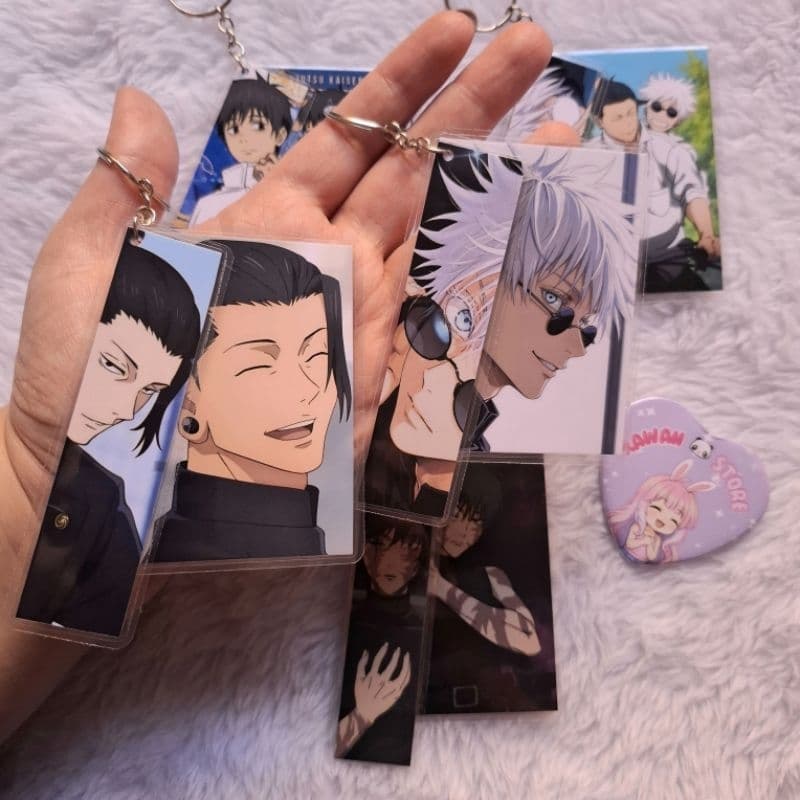 Chaveiros Plastificados Jujutsu Kaisen Anime