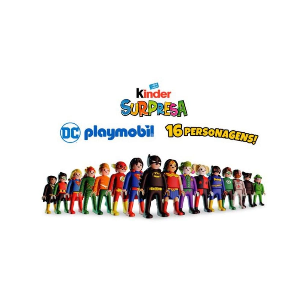 Kinder Ovo Coleção Playmobil DC  Edição Limitada 2026