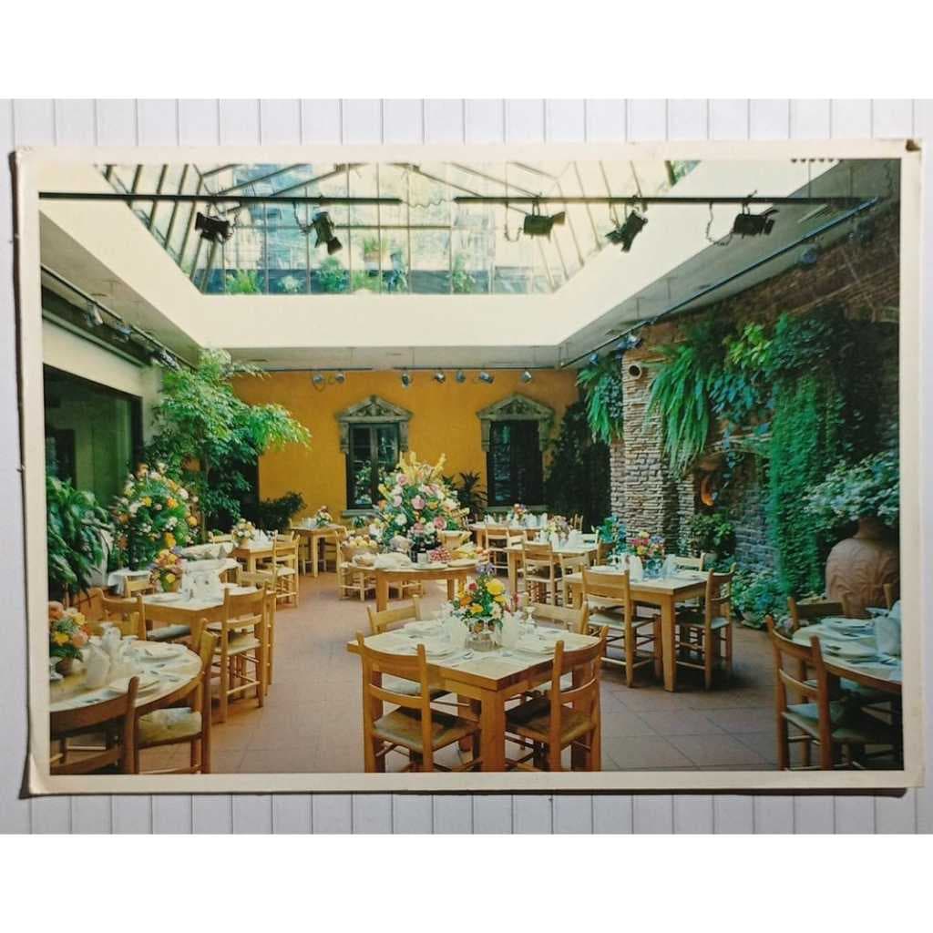 Cartão Postal Il Cortile Restaurante Italiano NY Little Italy 1981