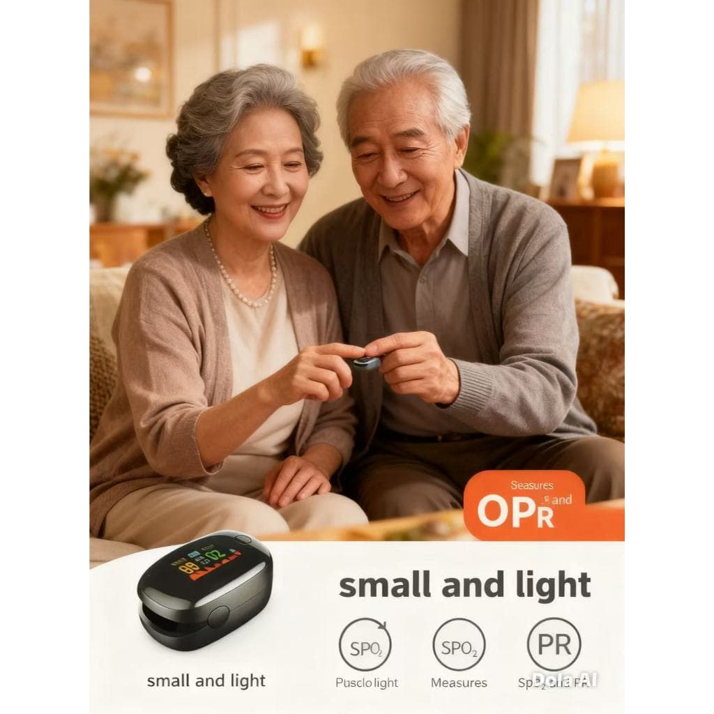 Oxímetro De Pulso De Dedo Monitor Portátil De Frequência Cardíaca SpO2 Para Presente De Natal Bebês E Adultos