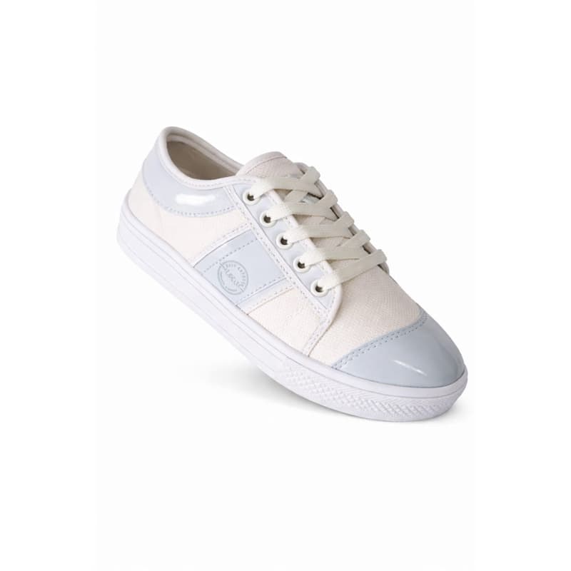 Tênis Unissex Casual Confortável Leve Dia a Dia Caminhada Branco Bege