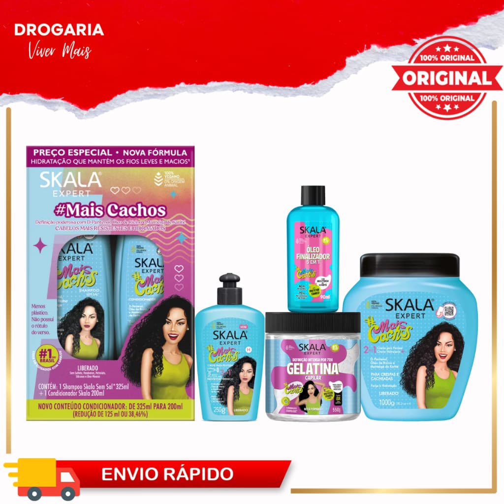 Kits Skala #Mais Cachos 5EM1 - Escolha O Seu