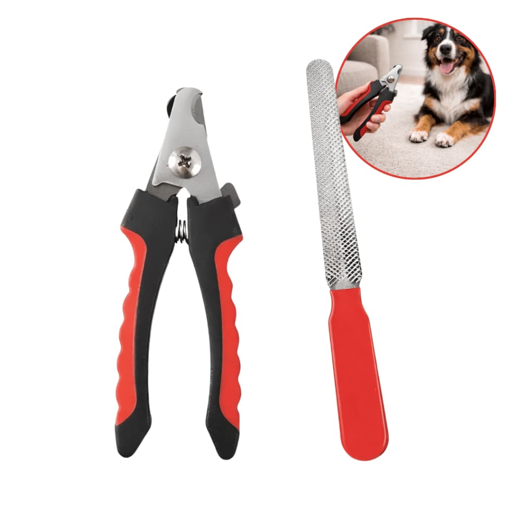 Alicate Cortador de Unha com Lixa para Cachorro Gato Pet