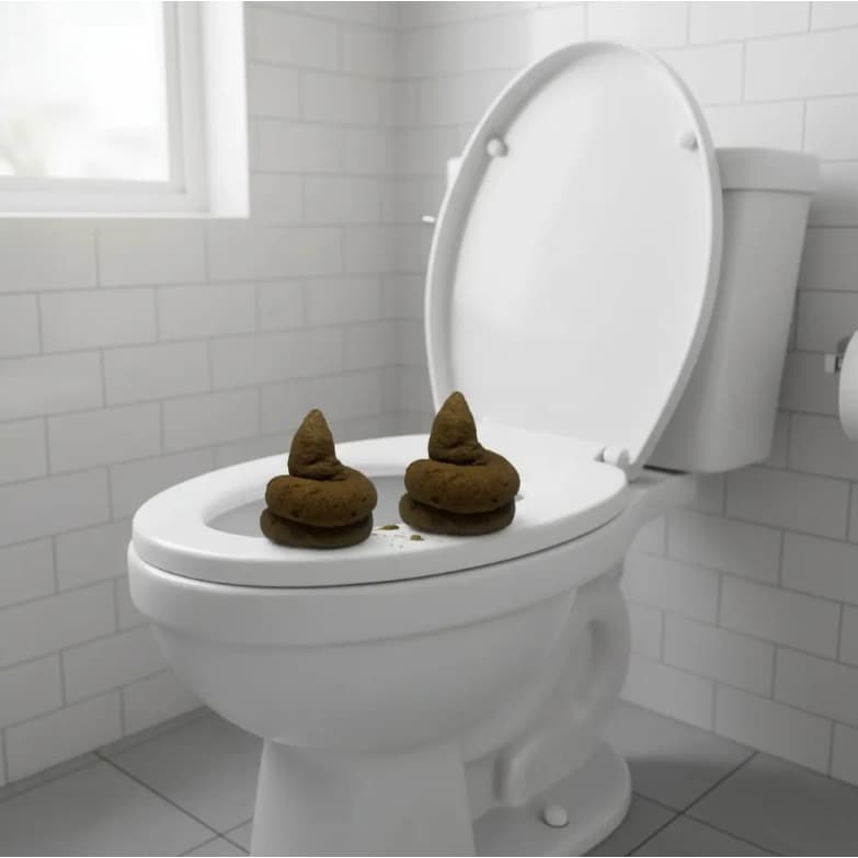 Kit com 2 Cocô Artificial Bosta Realista em Argila Merda para Brincadeiras e Pegadinhas Engraçadas