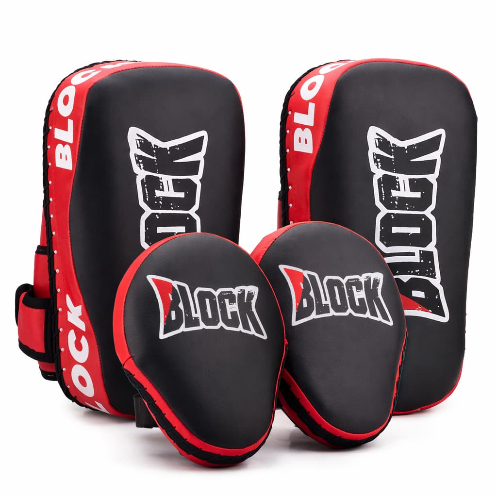 Kit Aparador De Chute + Manopla Muay Thai Profissional -Envio Imediato