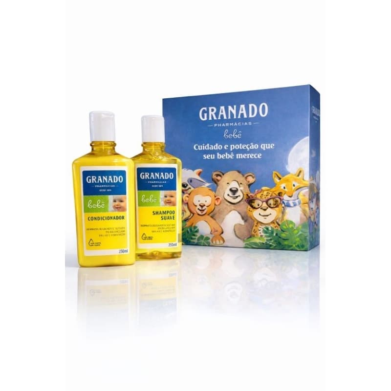 Kit Shampoo + Condicionador Granado Bebê Tradicional Original 250ml  | Hipoalergênico Sem Lágrimas