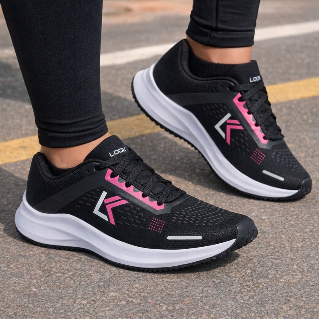 Tenis Feminino Esportes e Casual Confortavel Ideal Academia Dia a Dia Trabalho Sapato Antiderrapante