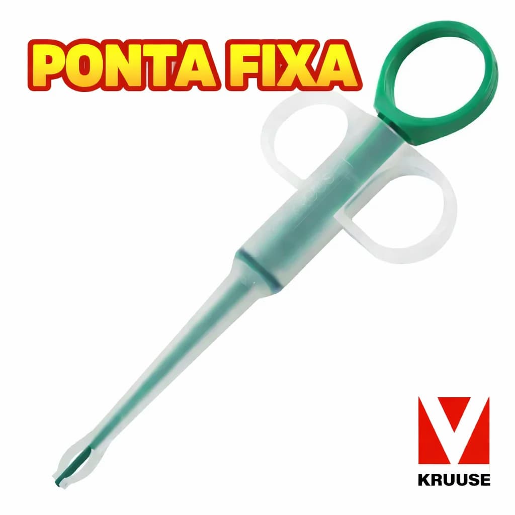 Aplicador de Comprimido Kruuse Cão e Gato - Ponta Fixa