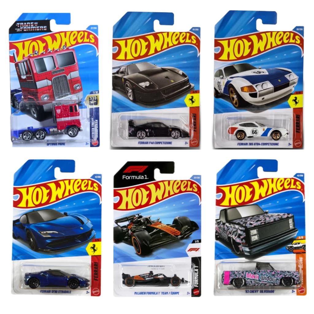 Miniatura Hot Wheels 2026 Lote C 2026 1/64 - Carrinhos - Vários Modelos