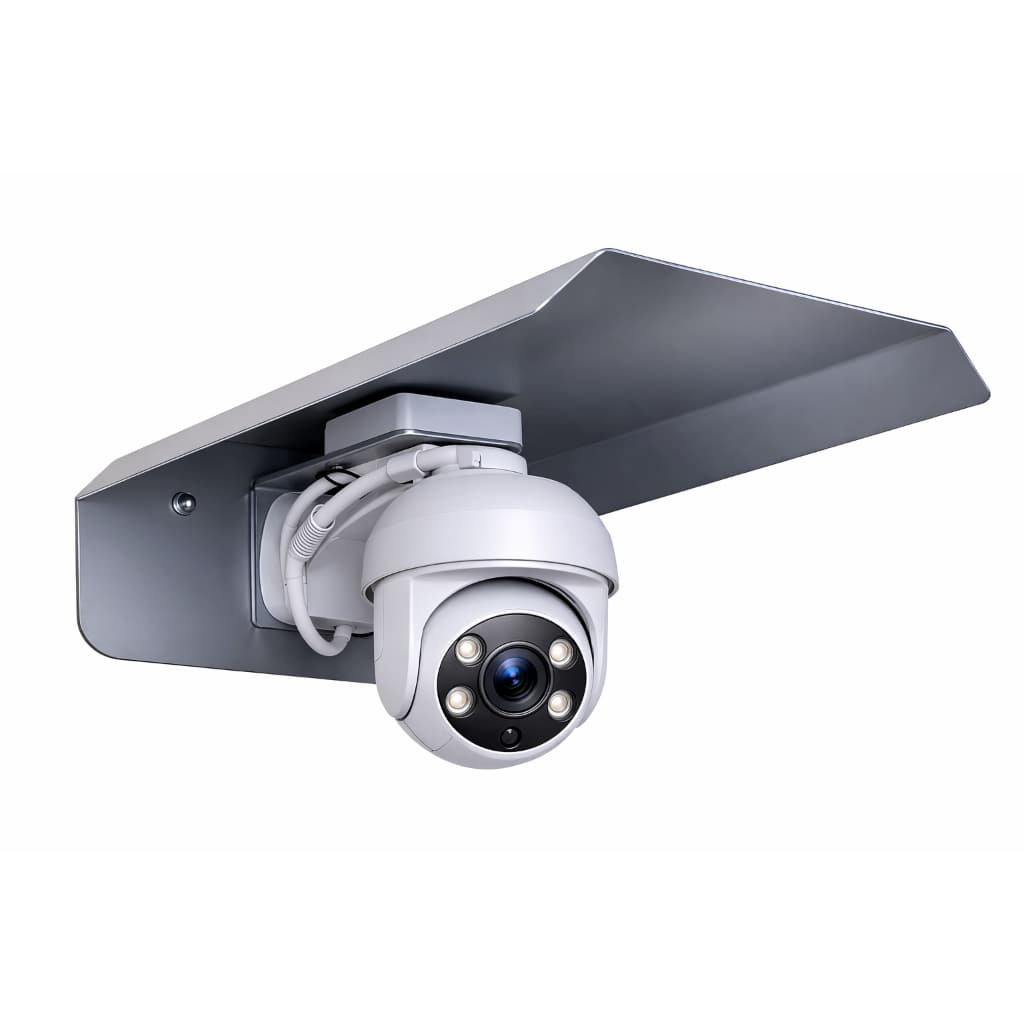 Protetor Universal  Para Câmera De Segurança WI-FI Contra Chuva Sol Cor Cinza