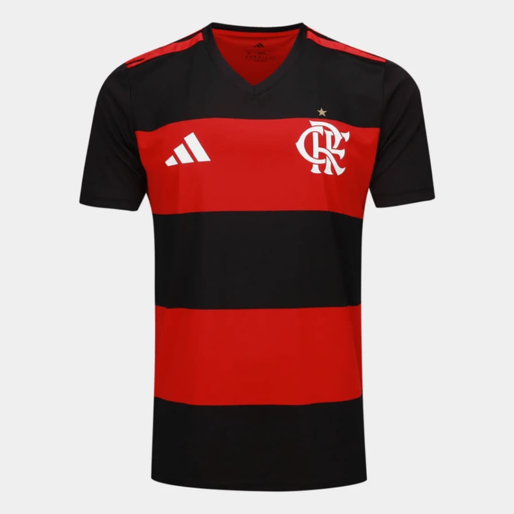 Manto Flamengo Masculina Fanshirt Jogo 1 Adidas 2026
