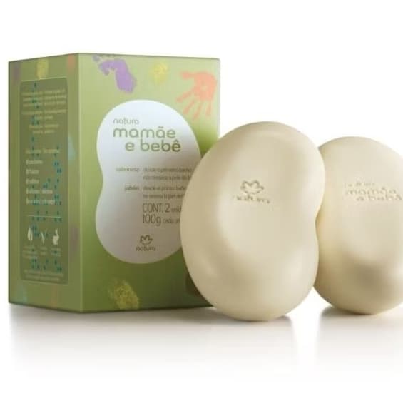Sabonete em Barra Natura Mamãe e Bebê 2 Unidades Original