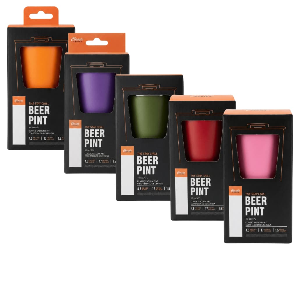 Copo Térmico De Cerveja Beer Pint Kit Com 10 Unidades Inox 473ml Envio Imediato