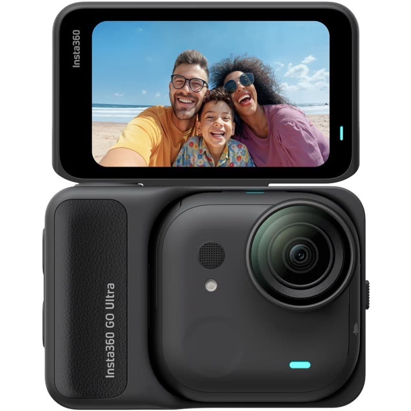 Câmera de ação em miniatura Insta360 Go Ultra 50mp 4k60 2.7k, cor preta