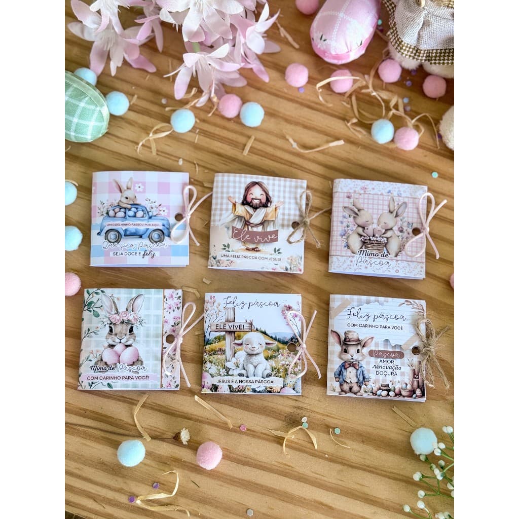 30/50/100 CARDS Cartão para Mimo páscoa ( tablete ) NÃO ACOMPANHA CHOCOLATE