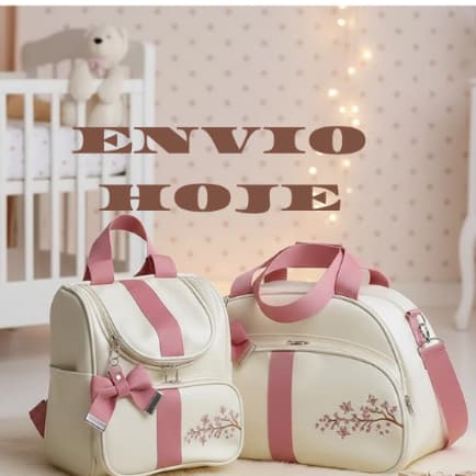 BOLSA MATERNIDADE GALHO BORBOLETA LEAOZINHO( KIT LUXO )2 Peças MOCHILA  MULTIFUCIONAL Mãe e Bebê MENINA E MENINO