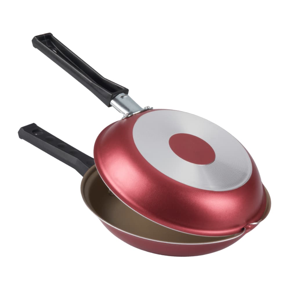 Omeleteira Dupla Antiaderente 18Cm Cereja Nacional