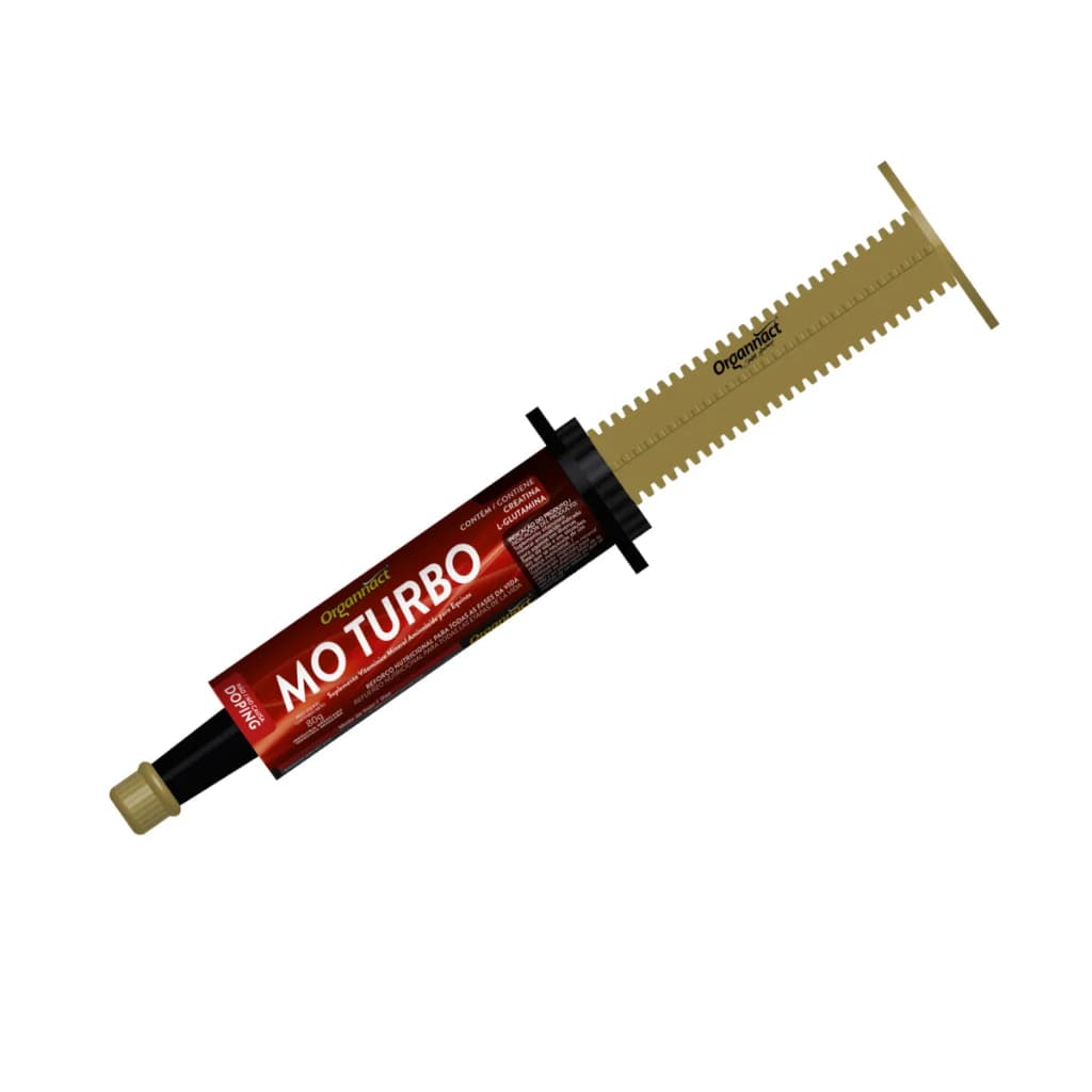 MO Turbo Organnact Suplemento Vitamínico para Cavalos Energia e Desempenho 56ml