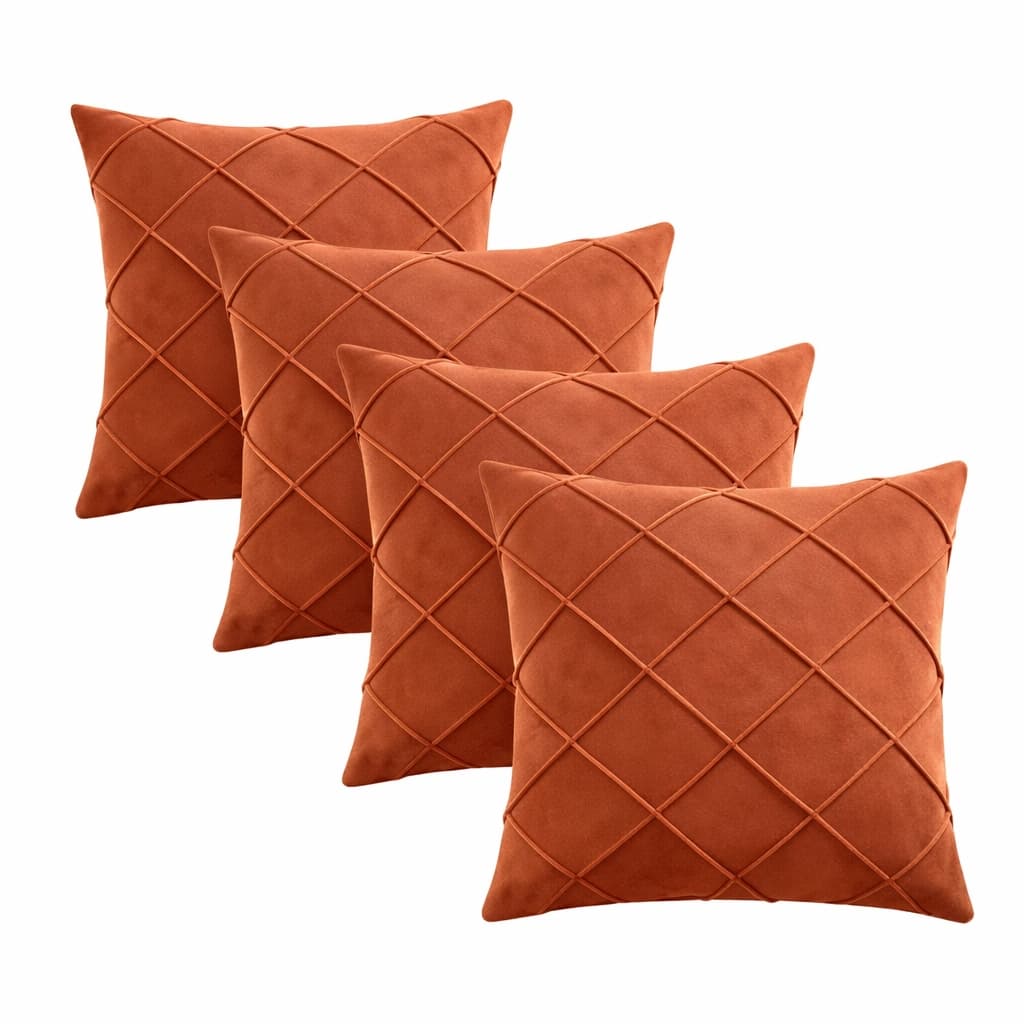 Kit de Capas para Almofada em Suede 40x40 cm Extra Grande com Zíper