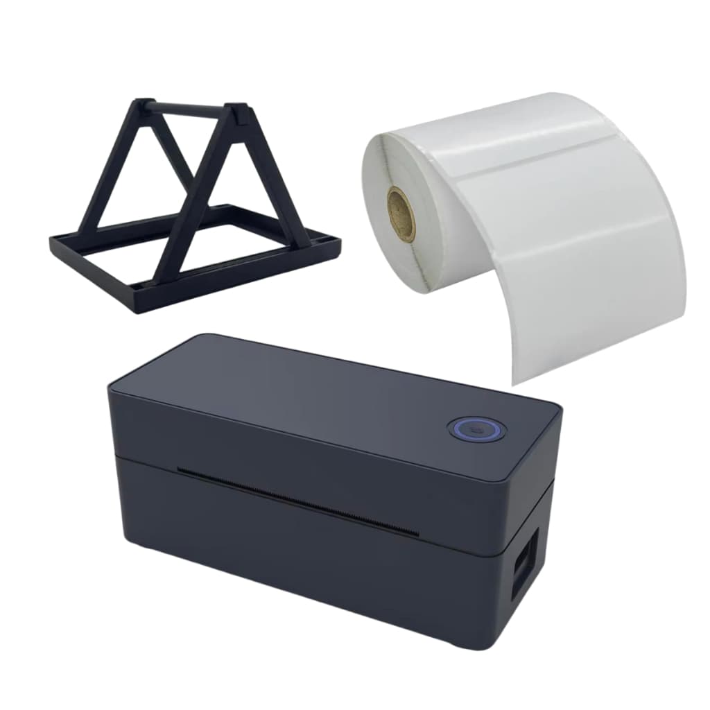 Impressora De Etiqueta Térmica Usb Blt + 1 Rolo Etiqueta 100x150