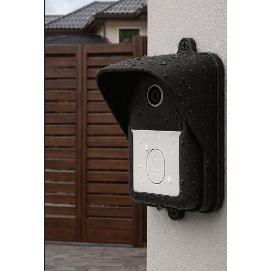 Capa Protetora Anti-Furto para Campainha Tuya M8/M9/X9/T23 – à prova d’água e vandalismo