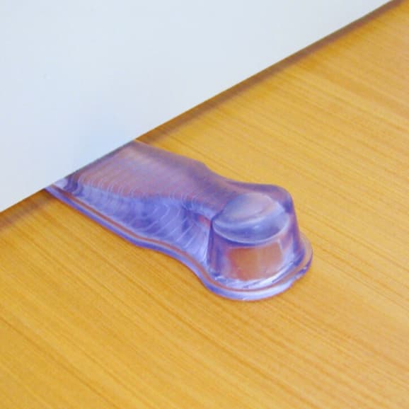 Aparador Peso Trava Porta Silicone Transparente