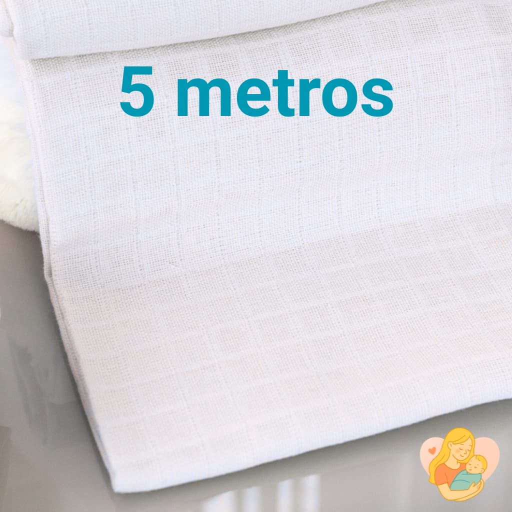 Tecido Fralda Quadriculada Valletex – 5 metros