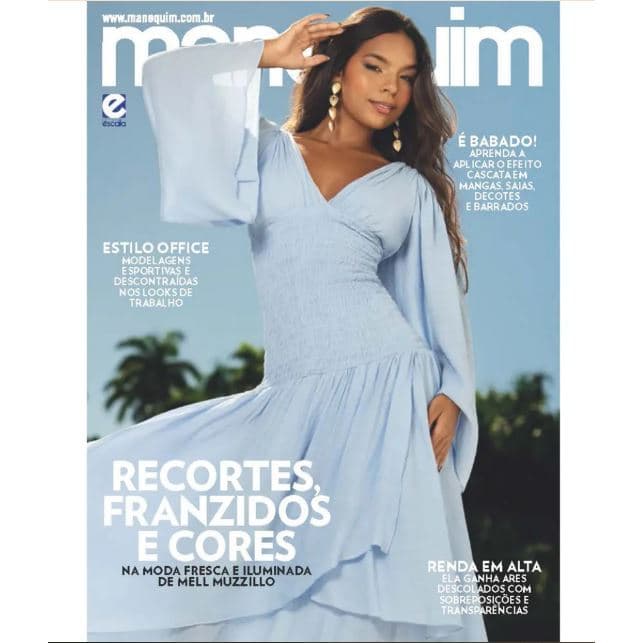 Revista Manequim 788 março 2026 recortes franzidos e cores
